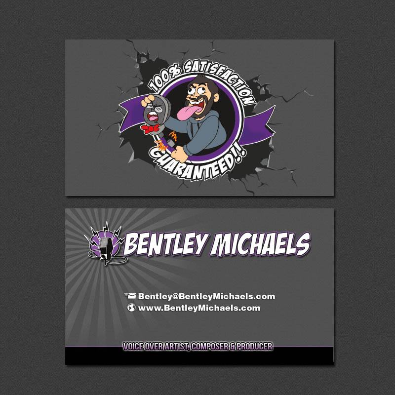 Bentley michaels business card design.
